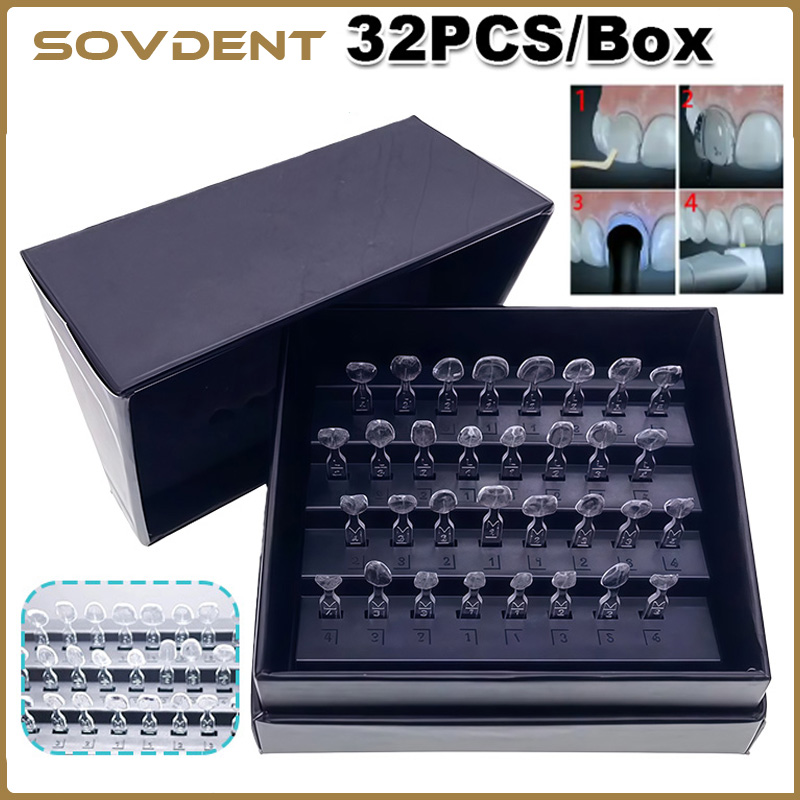 Teeth Whitening Moulds - Zahnfurnier-Formen-Set 32-teilig, Komposit-Harz-Form, lichthärtend, autoklavierbar, für